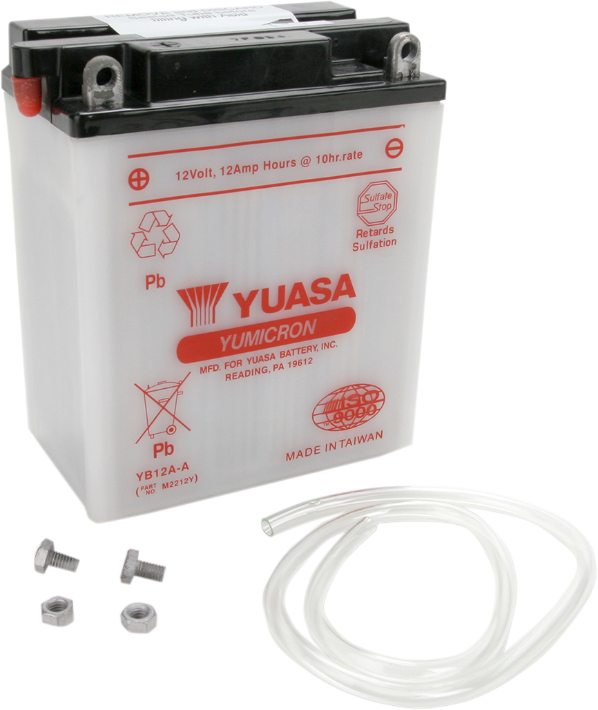YUASA Battery - YB12A-A