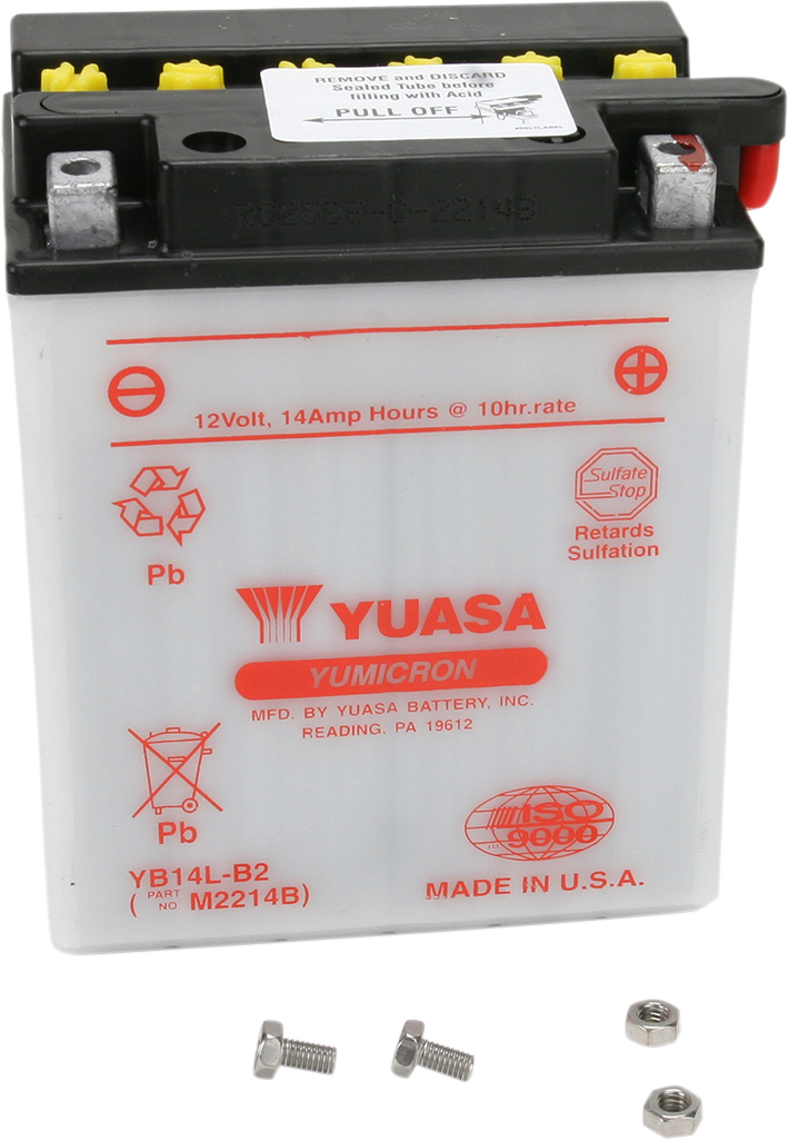 YUASA Battery - YB14L-B2
