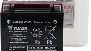 YUASA AGM Battery - YTX20H-BS .93 L
