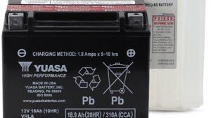 YUASA AGM Battery - YTX20HL-BS - .93 L