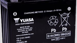 YUASA AGM Battery - YTX24HL-BS 1.08 LTR