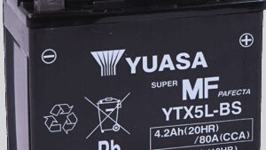 YUASA AGM Battery - YTX5L-BS - .24 L