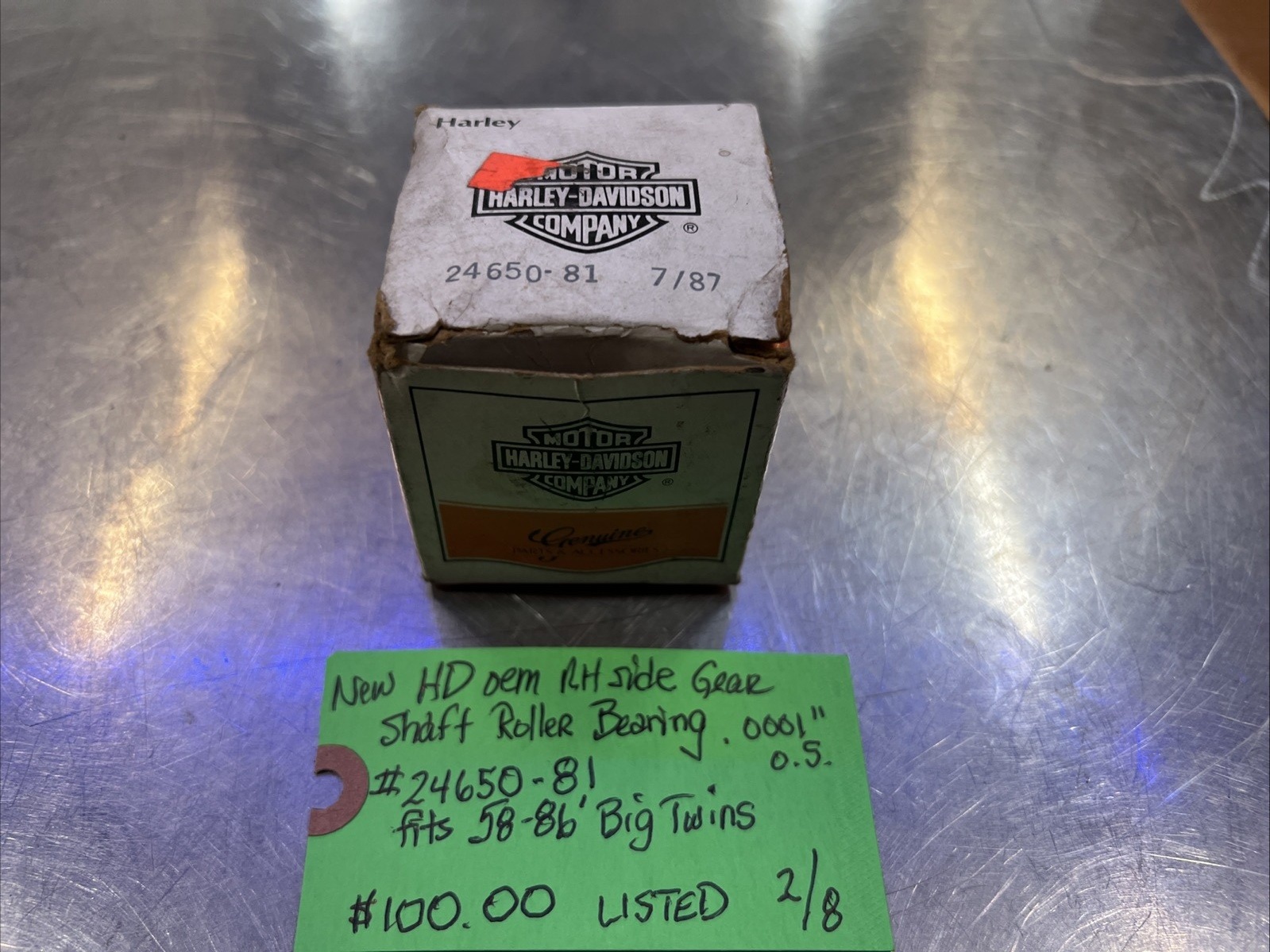 Harley Davidson oem RH Side Gear Shaft Roller Bearing