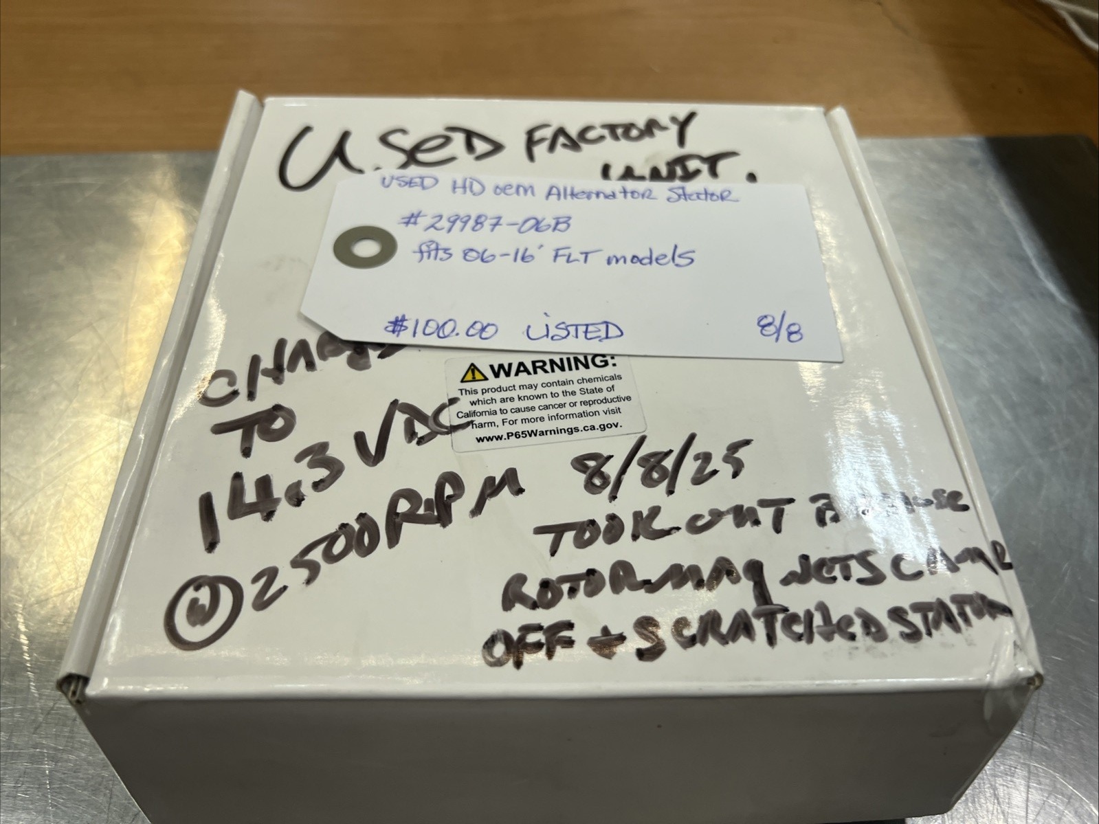 Harley Davidson oem Alternator Stator #29987-06B