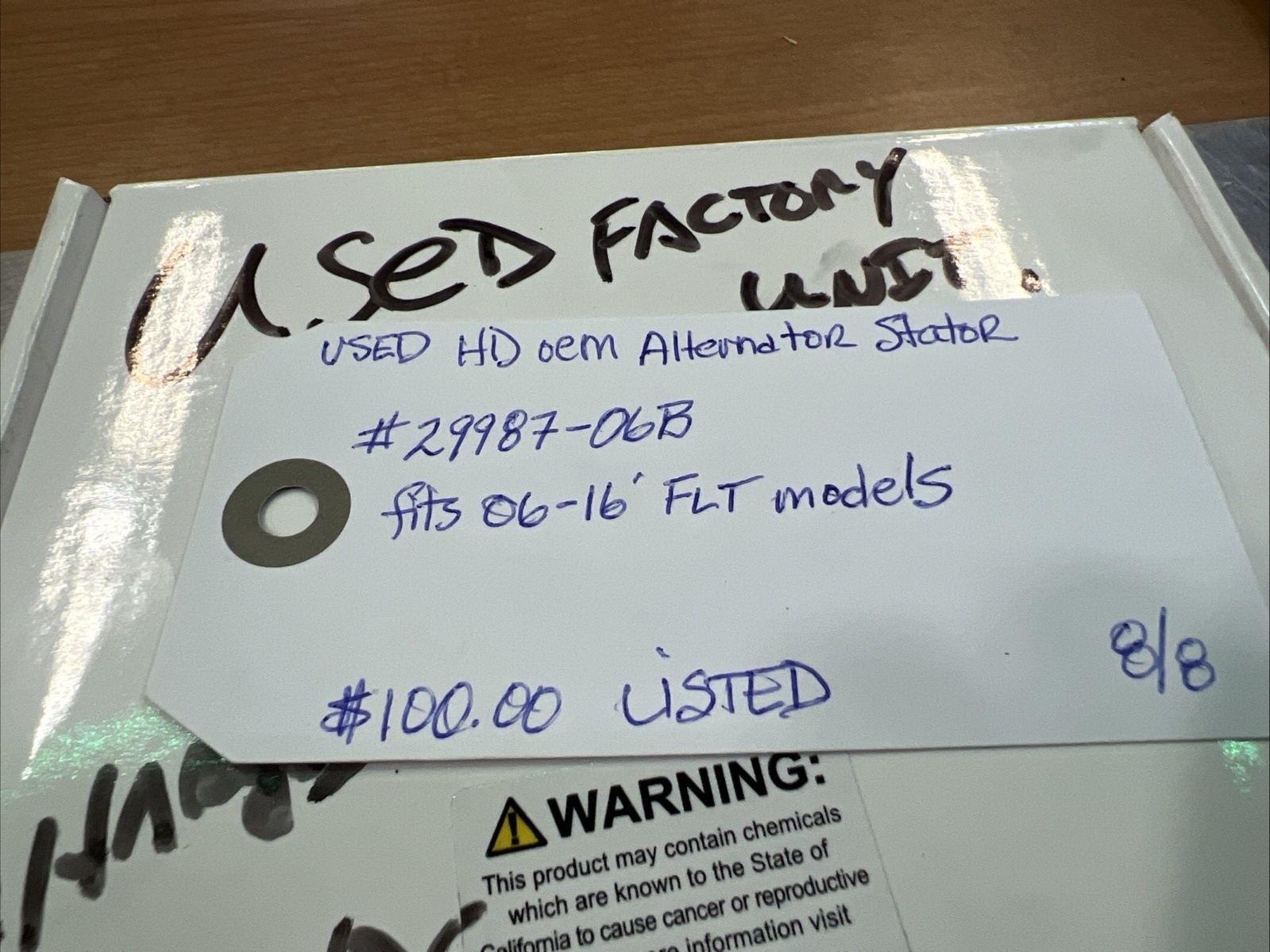 Harley Davidson oem Alternator Stator #29987-06B