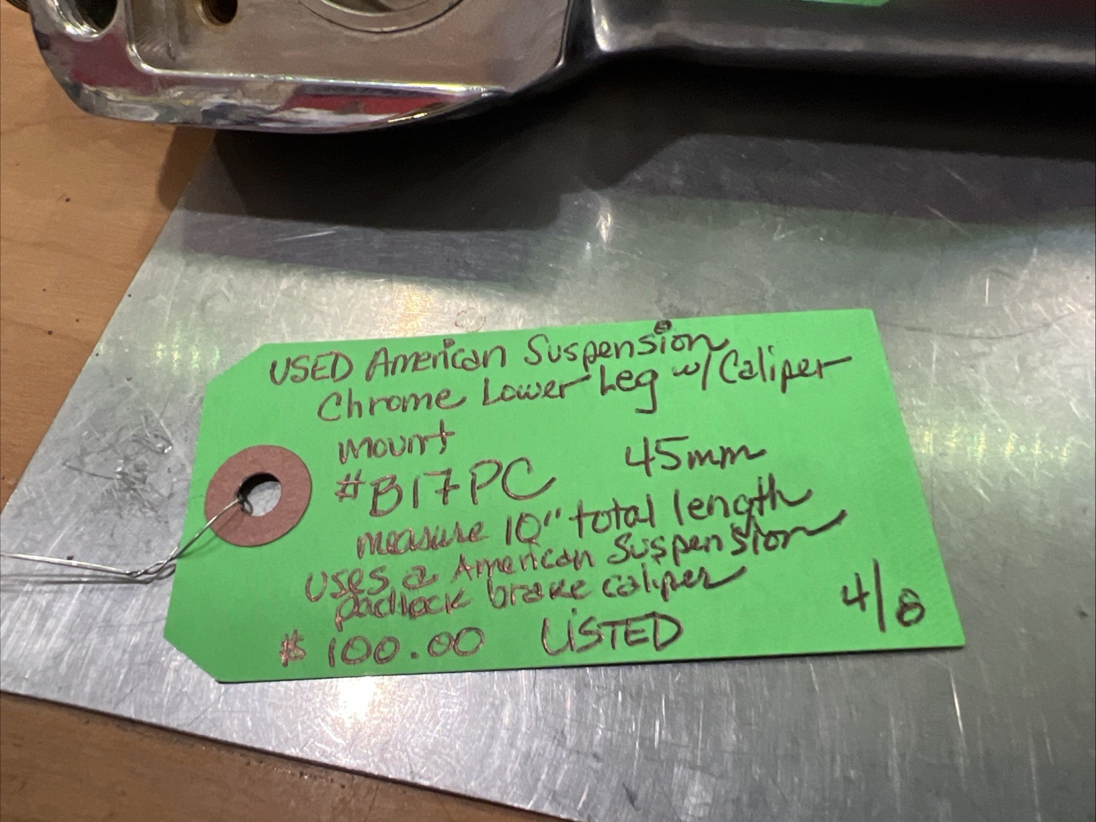 New Motorcycle Parts, New Parts