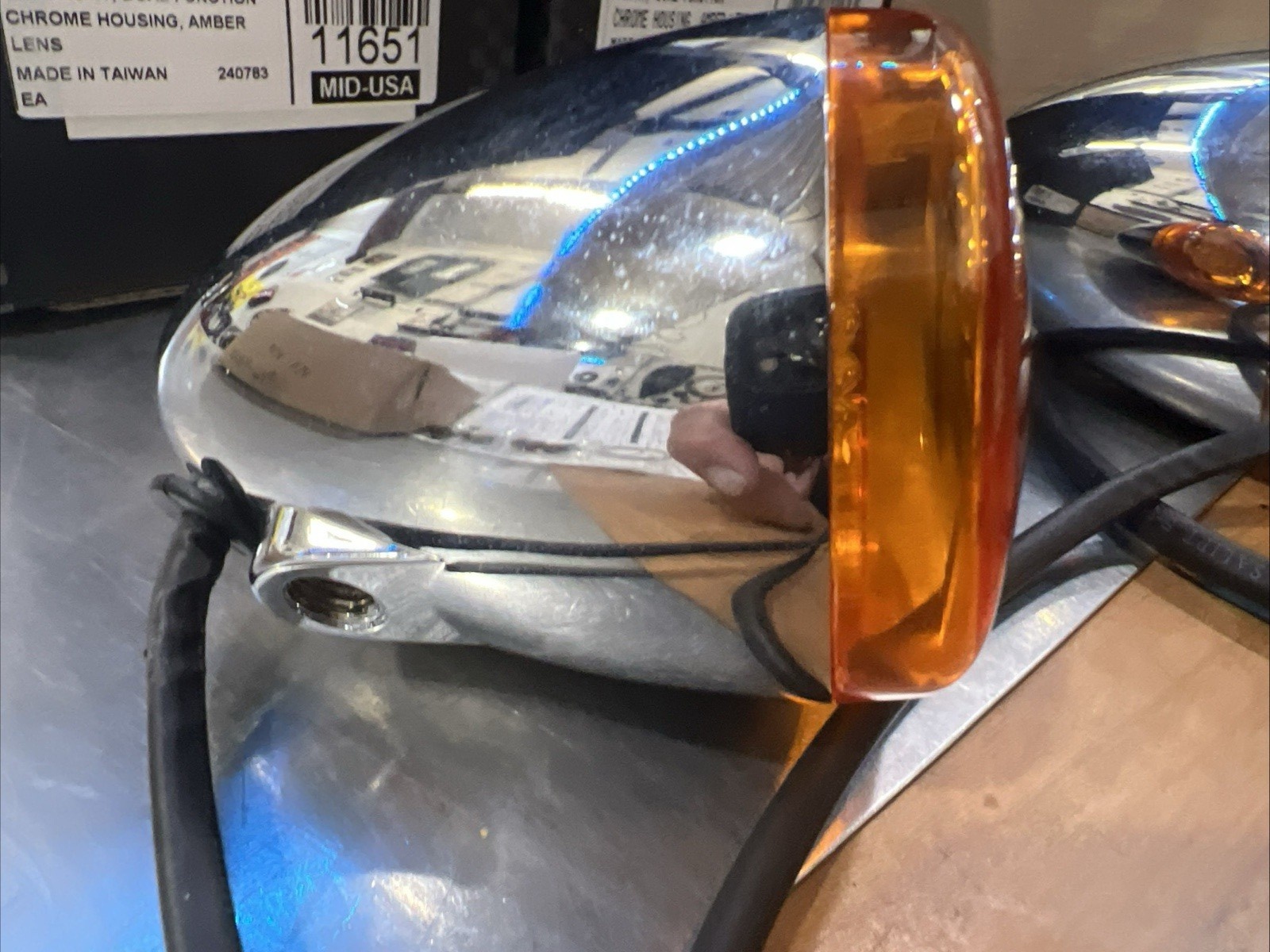 Chrome LED Front Turn Signals #11651 | Knobtown Cycle