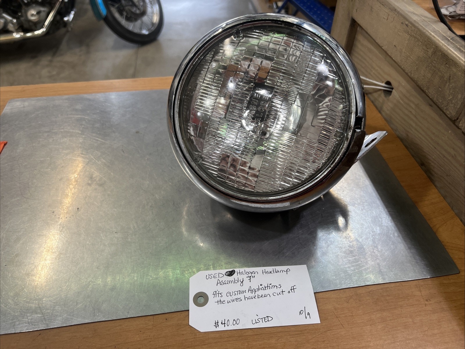 Halogen Headlamp Assembly 7” | Knobtown Cycle Kansas City