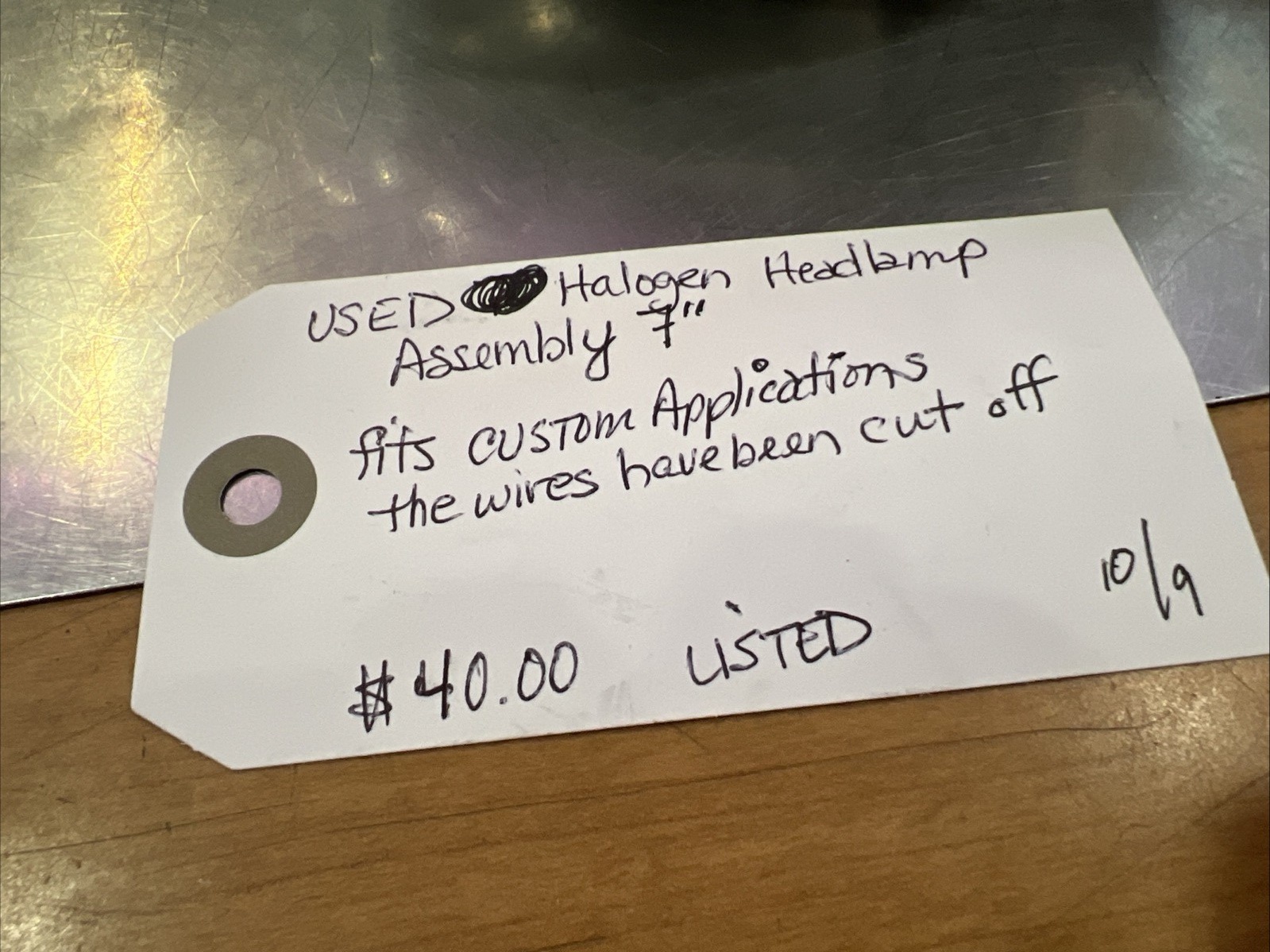 Halogen Headlamp Assembly 7” | Knobtown Cycle Kansas City