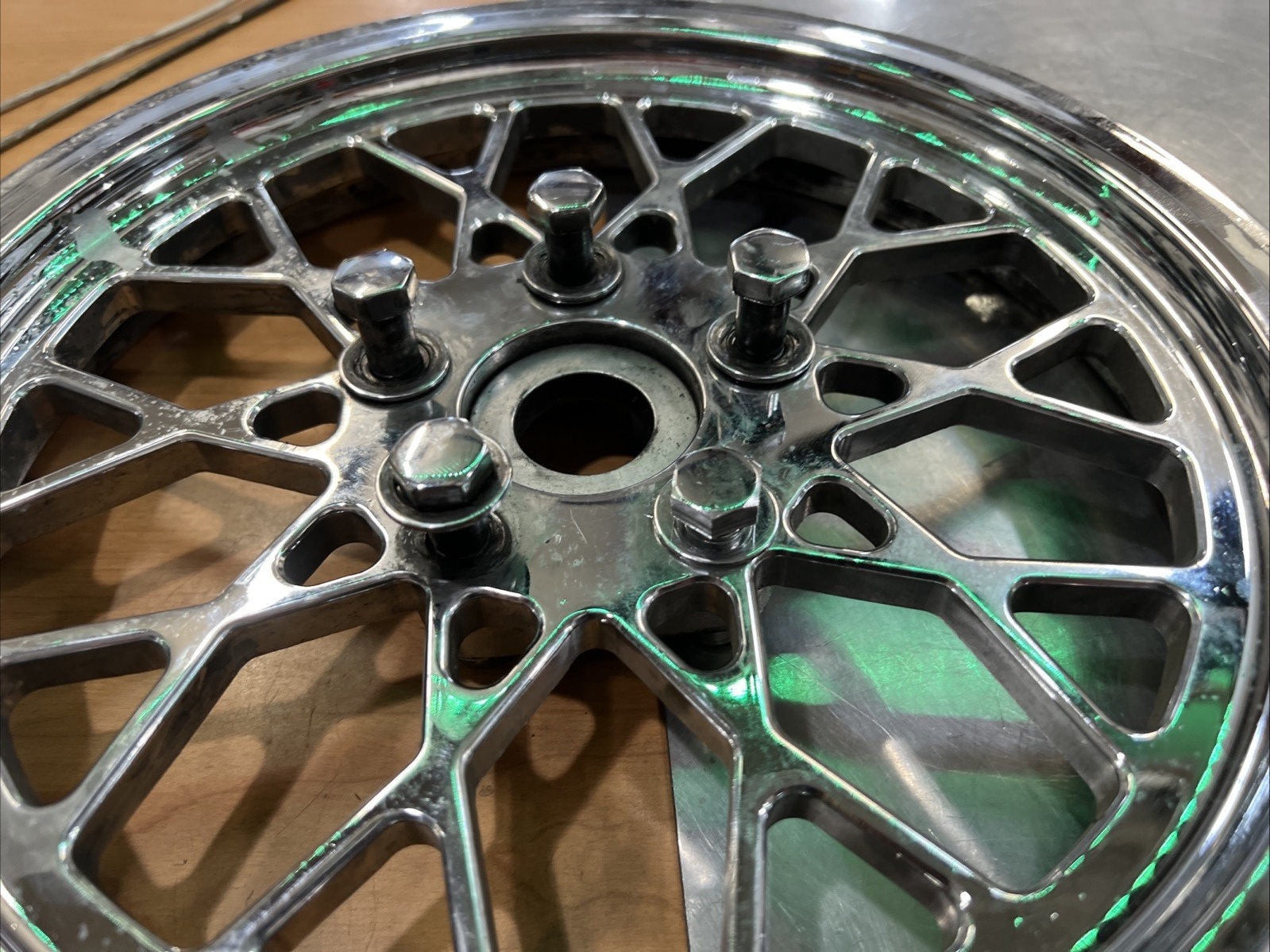 BDL Chrome Rear Belt Pulley Mesh Design | Knobtown Cycle