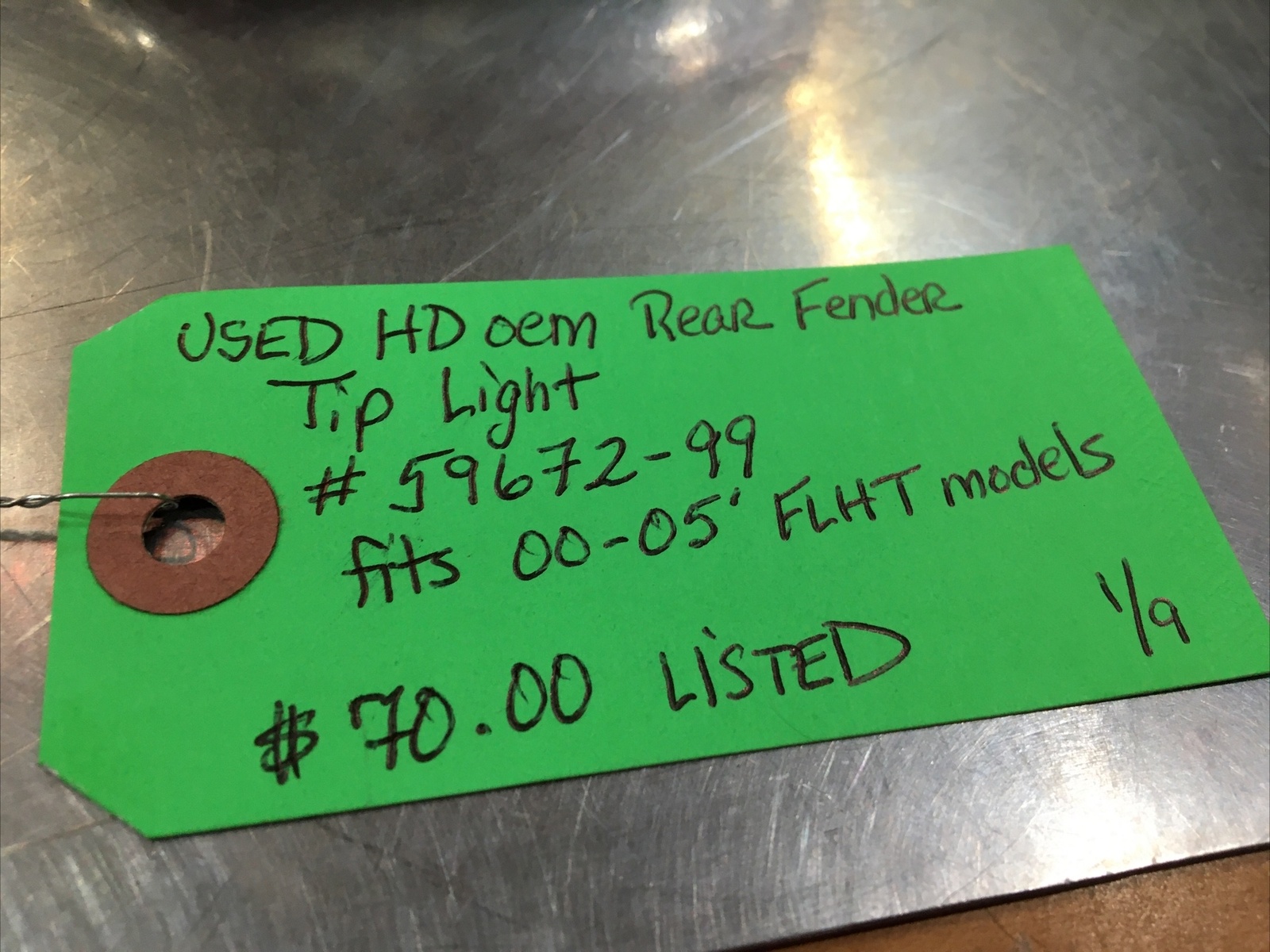 Harley Davidson oem Rear Fender Tip Light #59672-99
