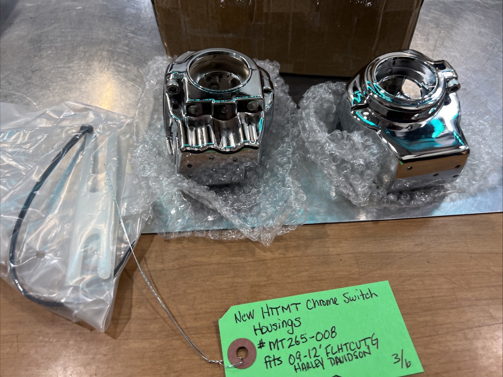 Chrome Switch Housings #MT265-008 | Knobtown Cycle