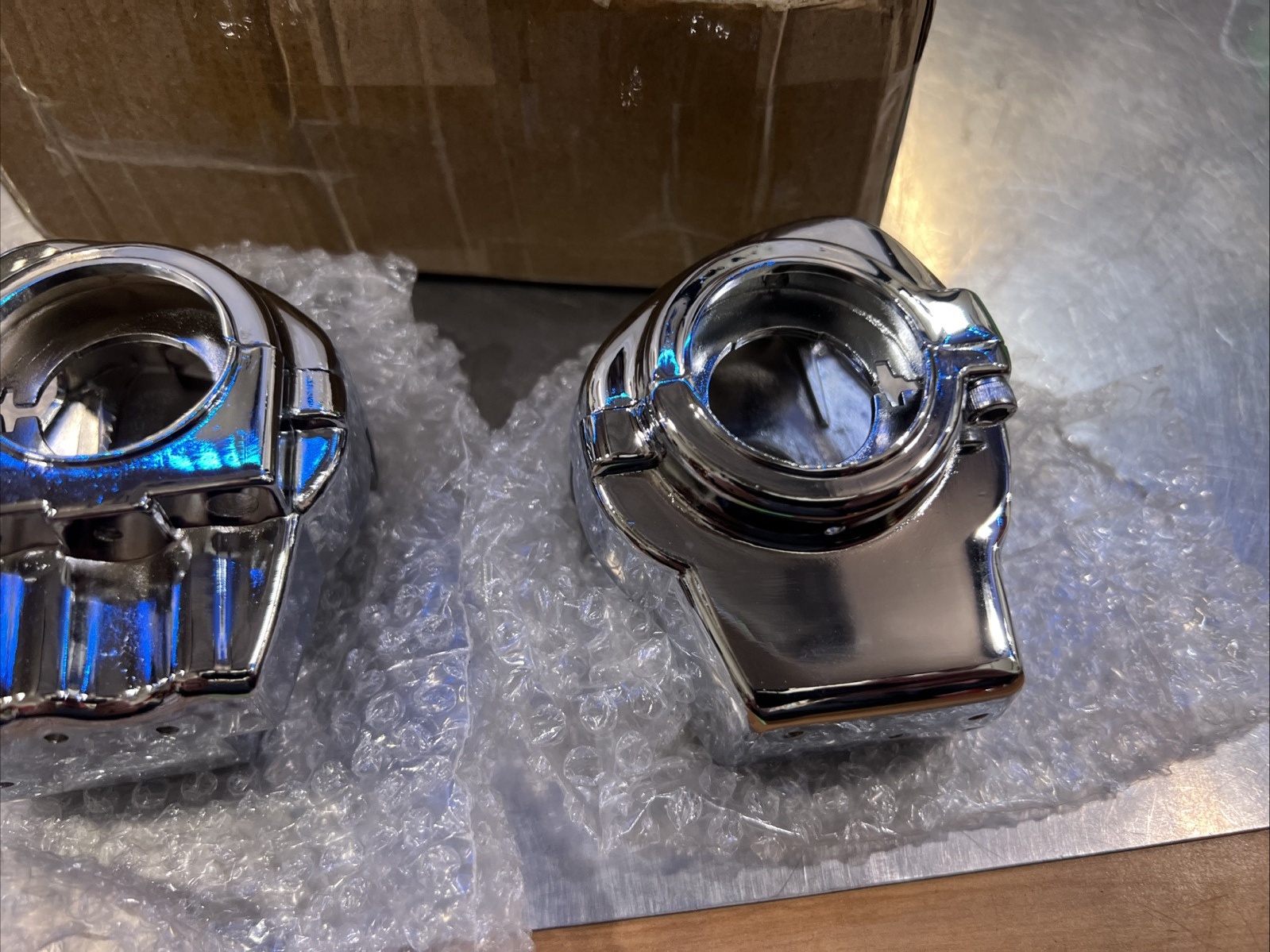 Chrome Switch Housings #MT265-008 | Knobtown Cycle