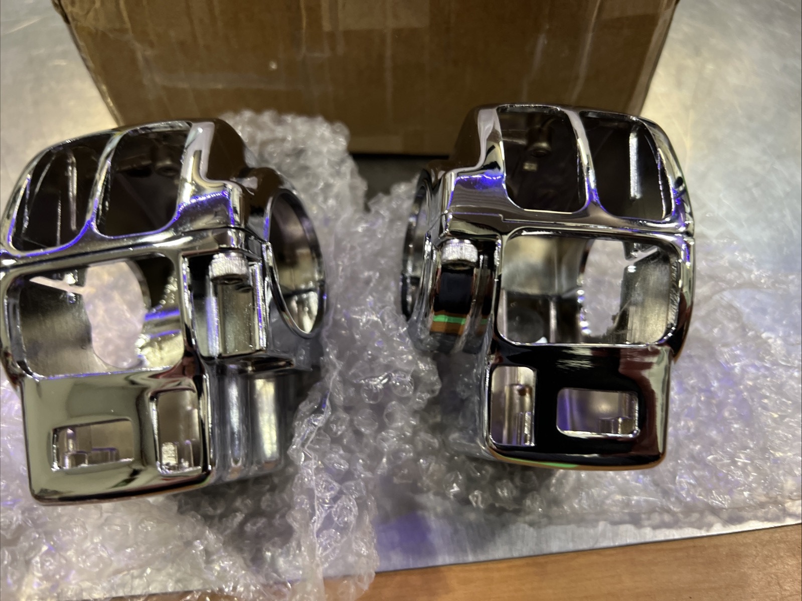 Chrome Switch Housings #MT265-008 | Knobtown Cycle
