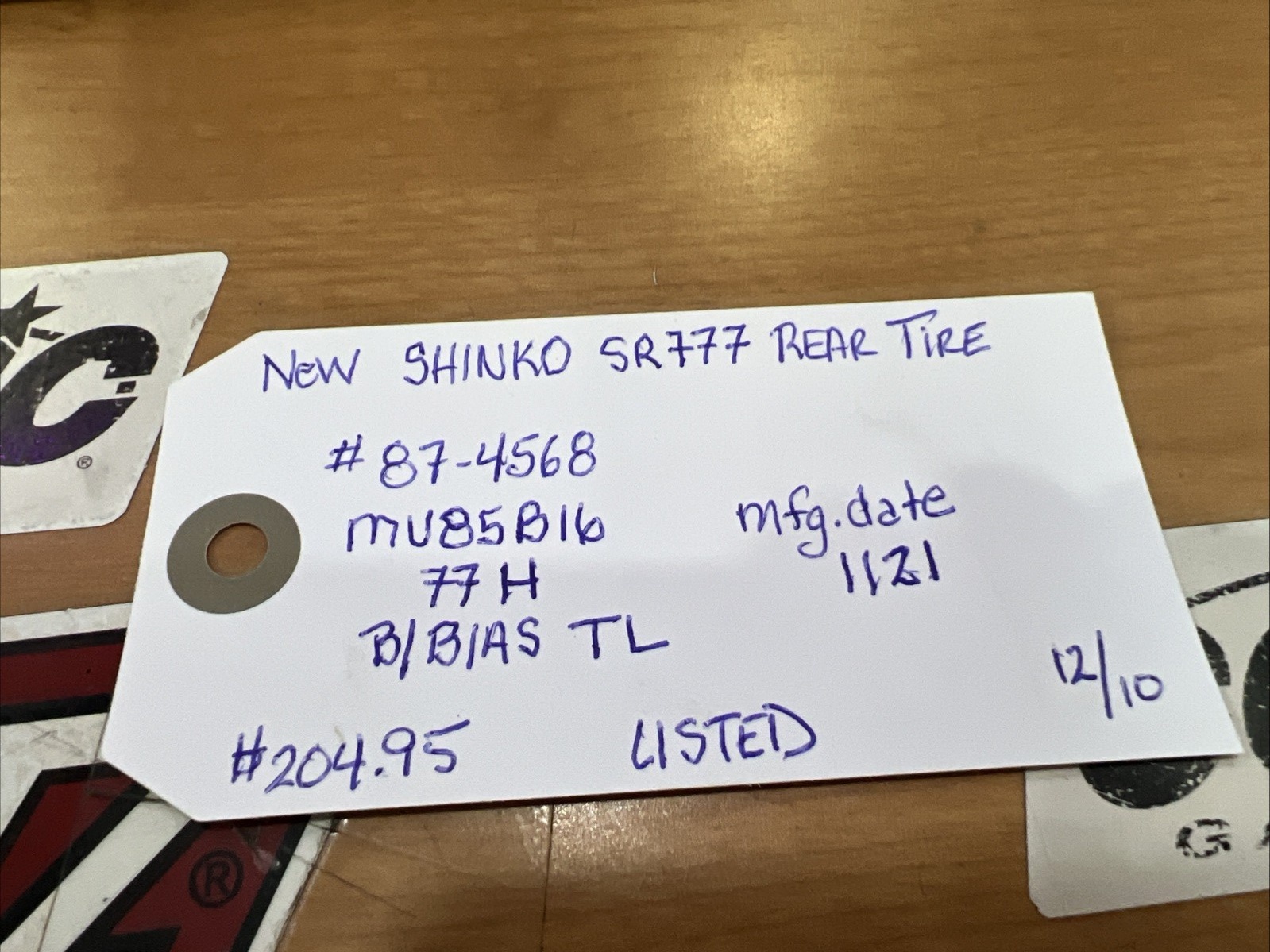 SR777 Rear Tire #87-4568 | Knobtown Cycle Kansas City