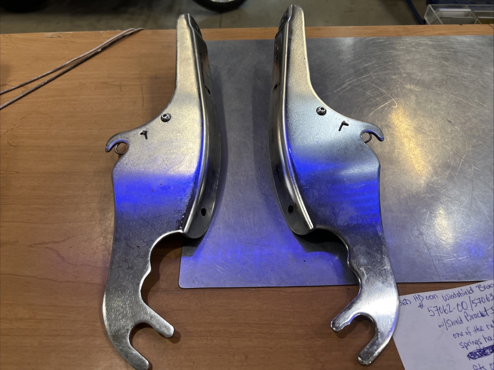 Harley Davidson oem Windshield Brackets #57062-00/57063-00