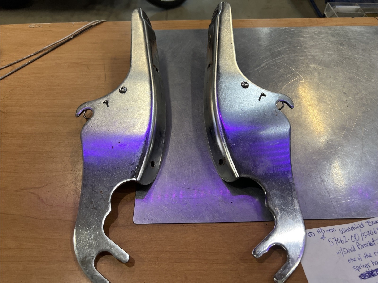 Harley Davidson oem Windshield Brackets #57062-00/57063-00