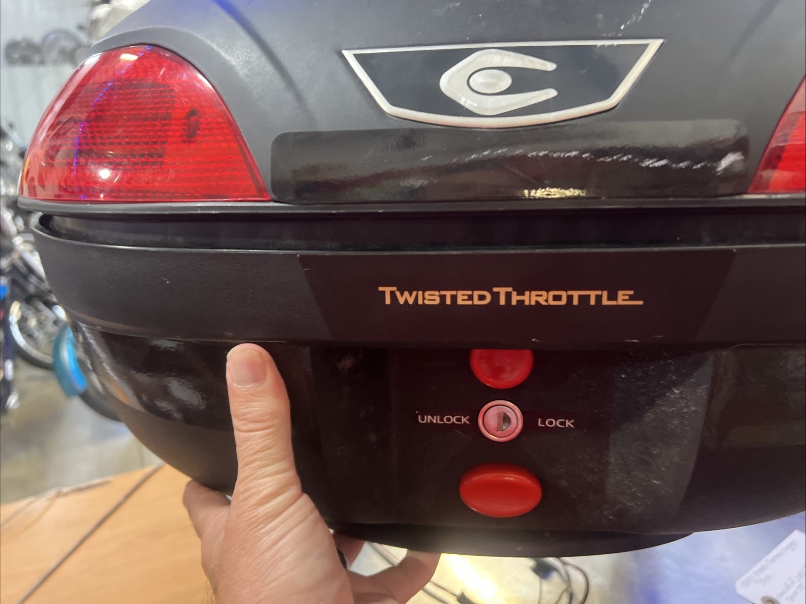 Coocase Luggage Box | Knobtown Cycle Kansas City