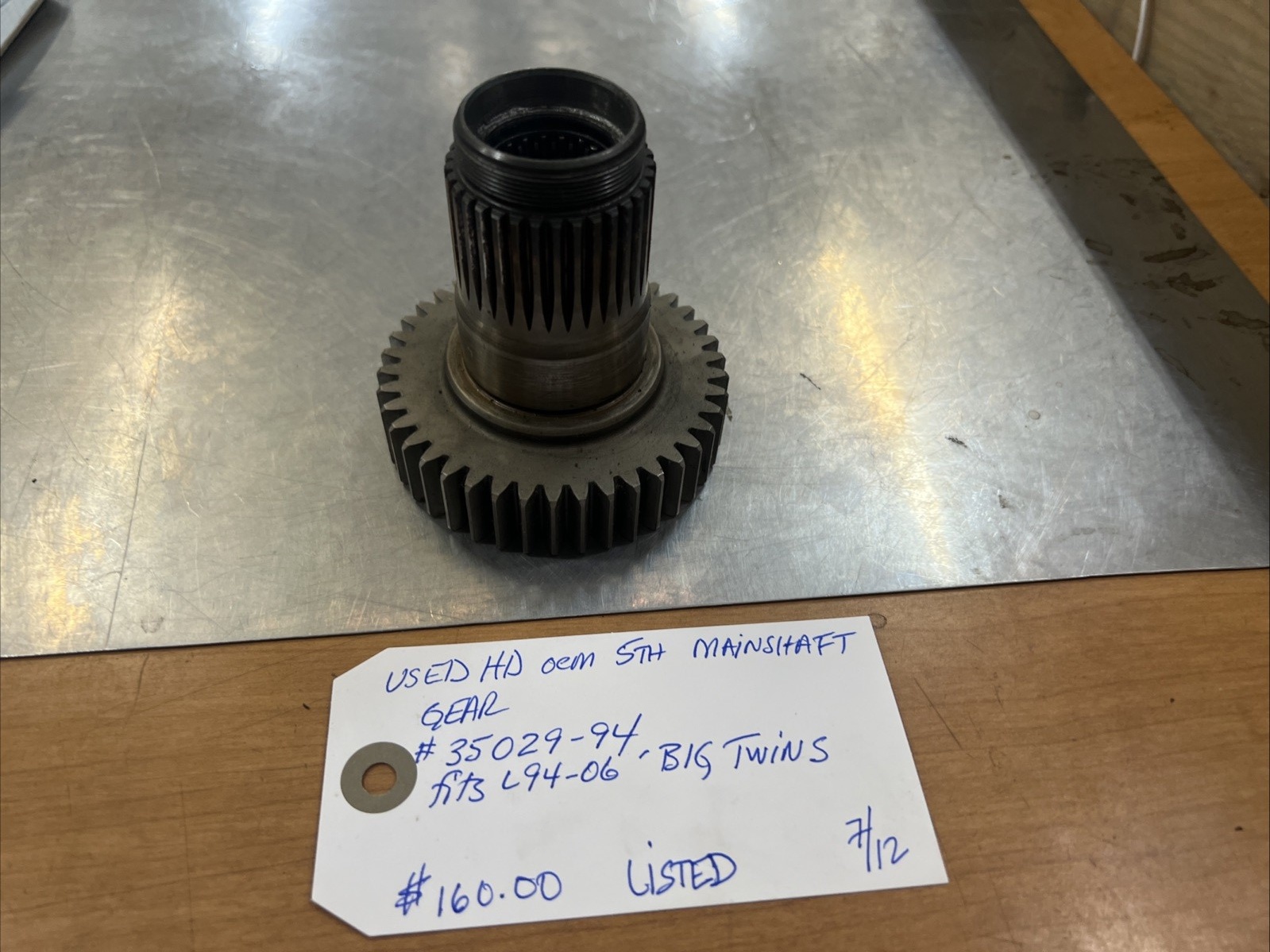 Harley Davidson oem 5TH Mainshaft Gear #35029-94