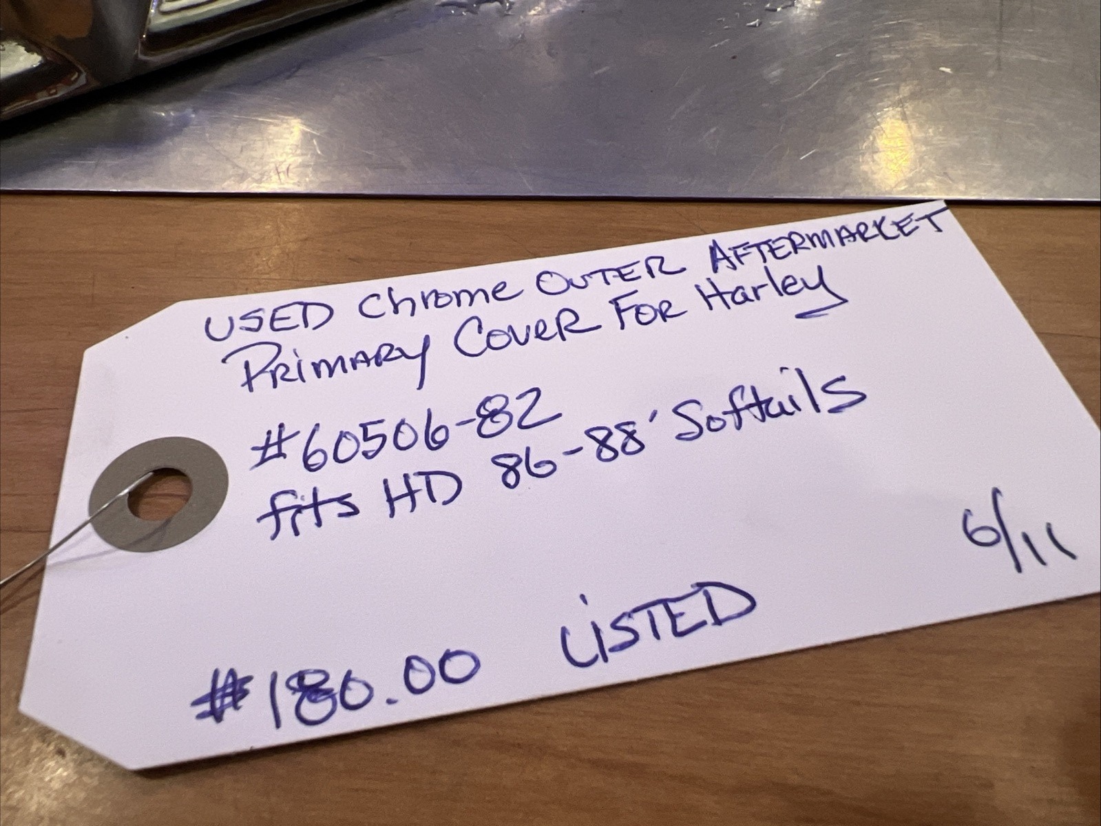 Chrome Outer Primary Cover For Harley Aftermarket #60506-82