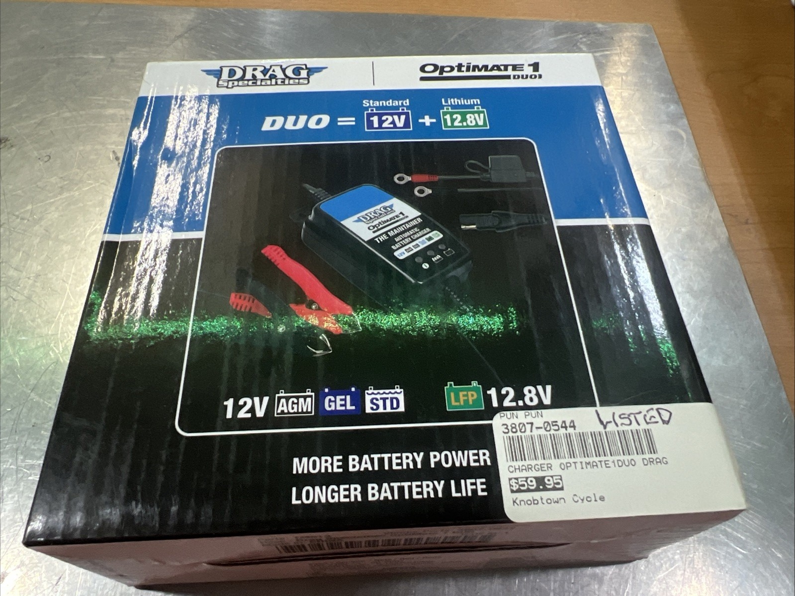 Optimate 1 Duo Global Battery Charger And Maintainer