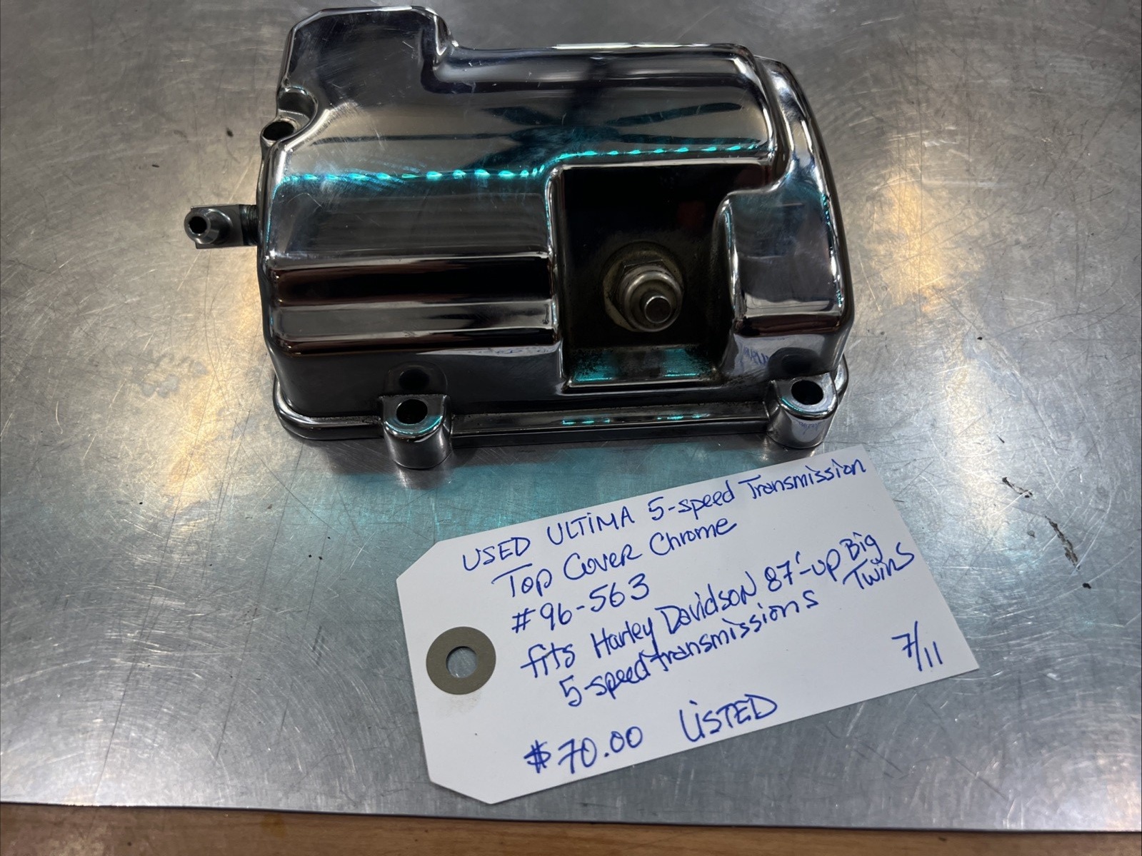 5-Speed Transmission Top Cover Chrome #96-563