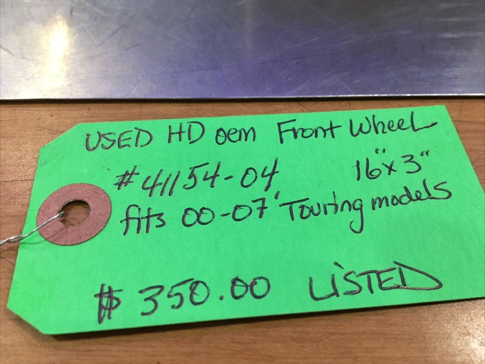 Harley Davidson oem Front Wheel #41154-04 | Knobtown Cycle