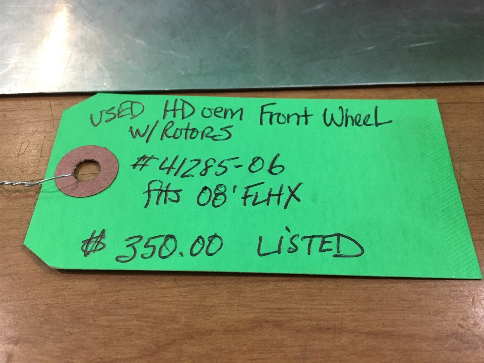 Harley Davidson oem Front Wheel W/Rotors #41285-06