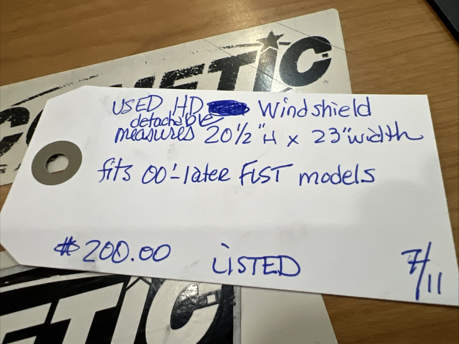 Harley Davidson Detachable Windshield  | Knobtown Cycle