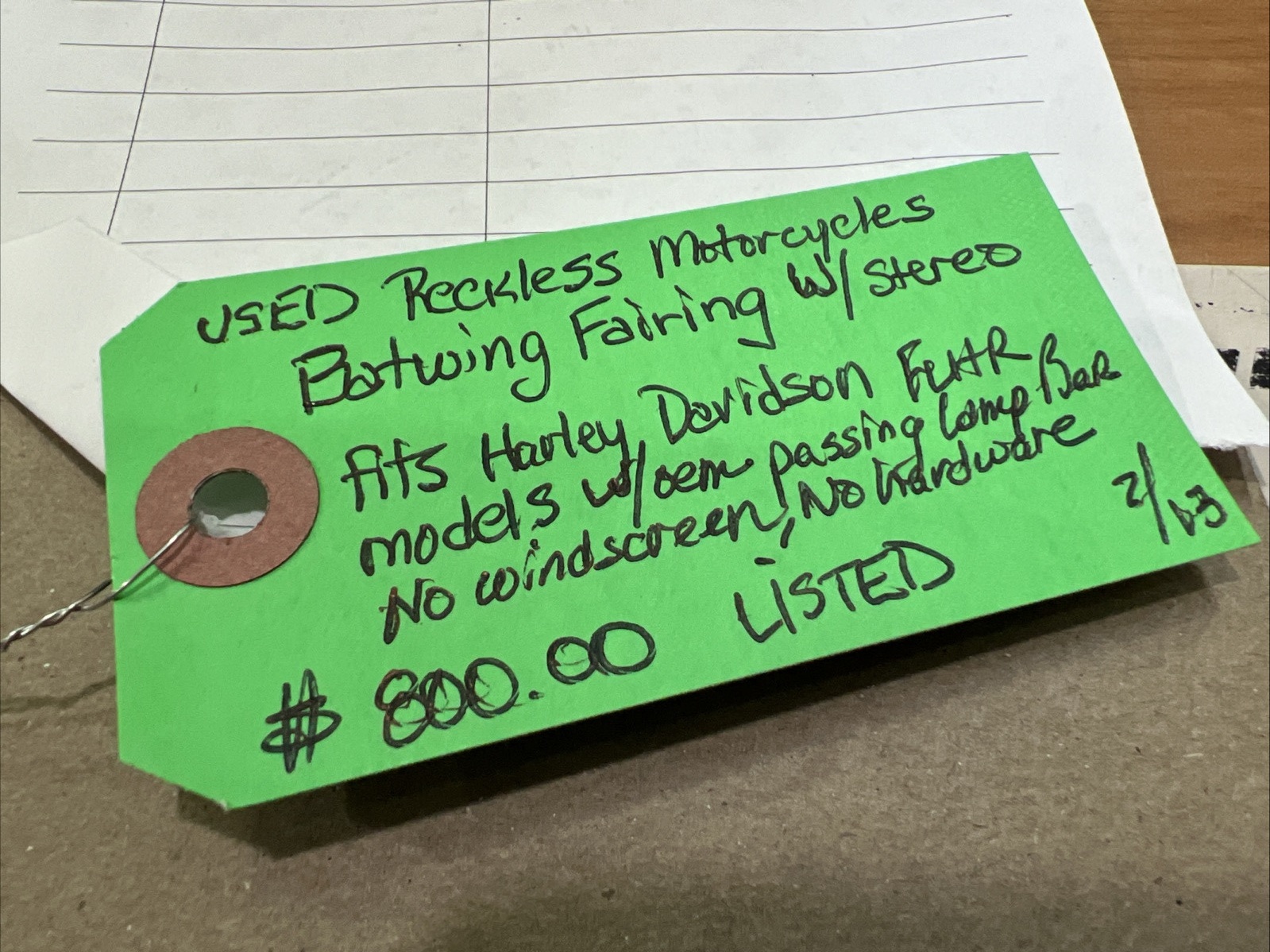 Batwing Fairing W/Stereo | Knobtown Cycle Kansas City