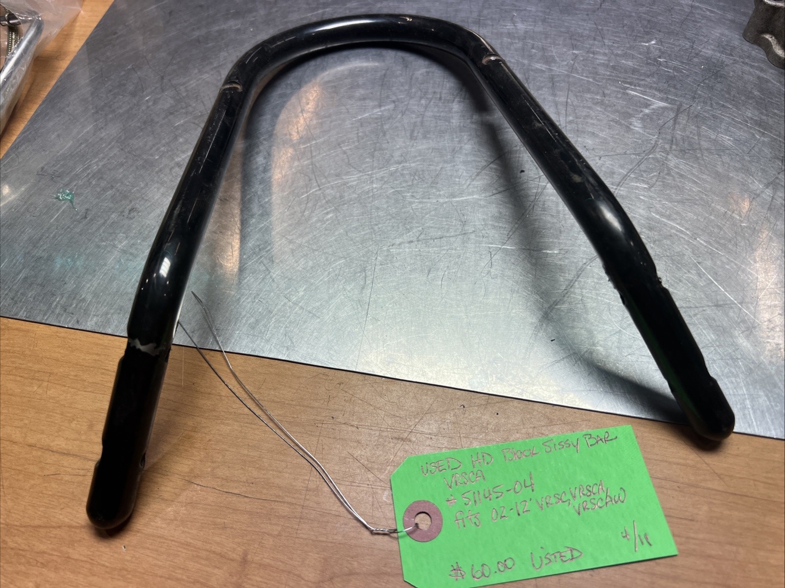 Harley Davidson Black Sissy Bar VRSC #51145-04