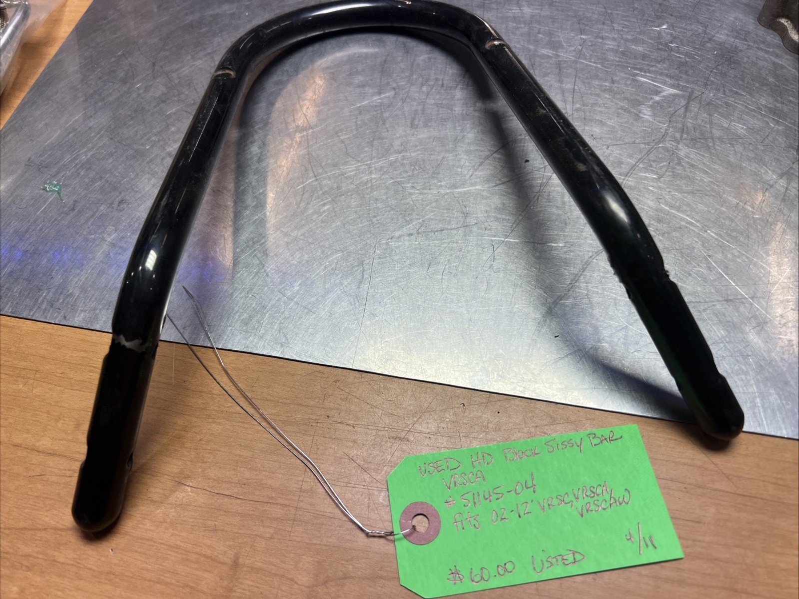 Harley Davidson Black Sissy Bar VRSC #51145-04