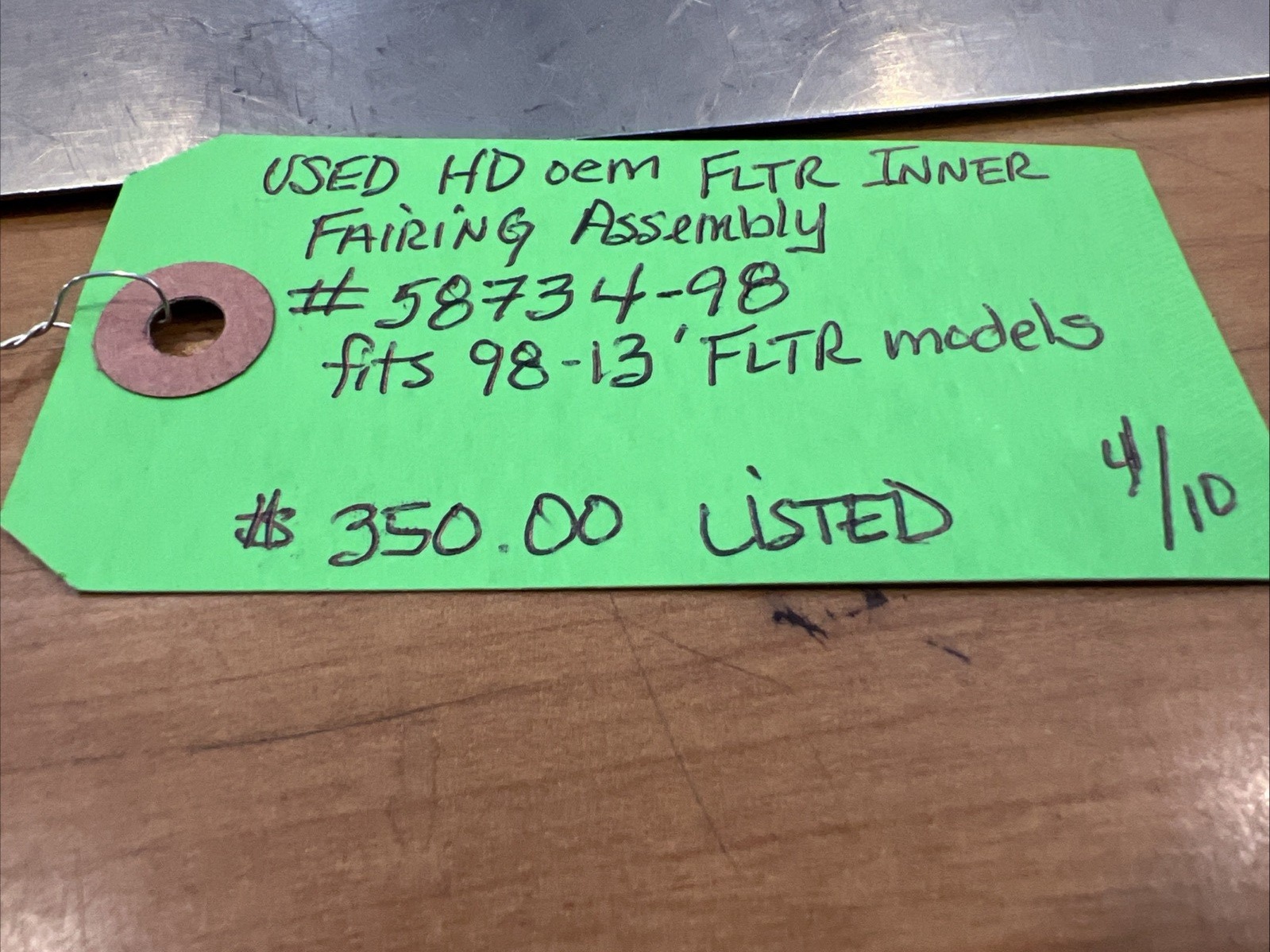 Harley Davidson oem FLTR Inner Fairing Assembly #58734-98