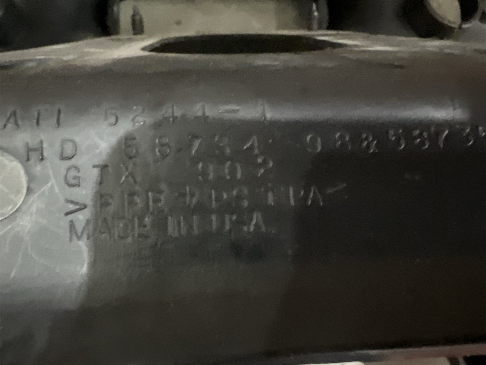 Harley Davidson oem FLTR Inner Fairing Assembly #58734-98