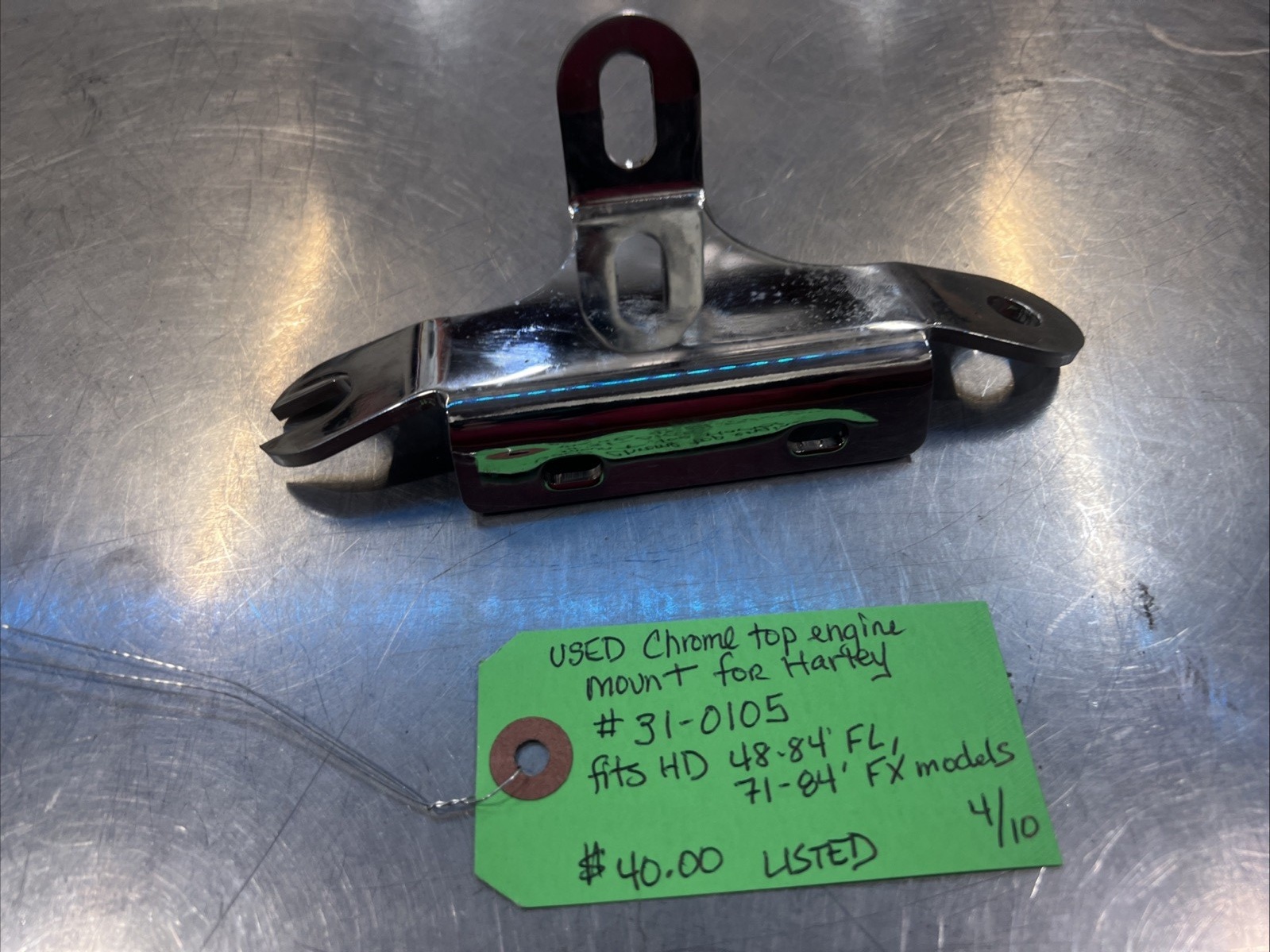 Chrome Top Engine Mount For Harley #31-0105 | Knobtown Cycle