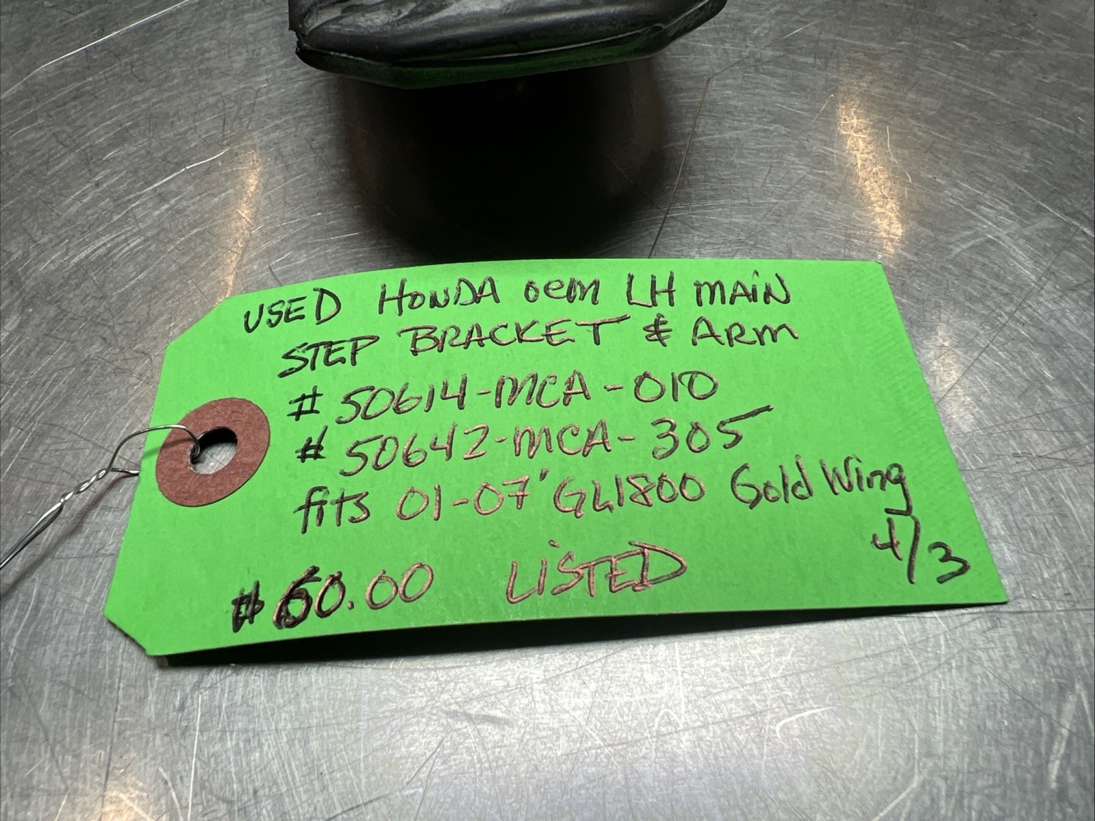 New Motorcycle Parts, New Parts