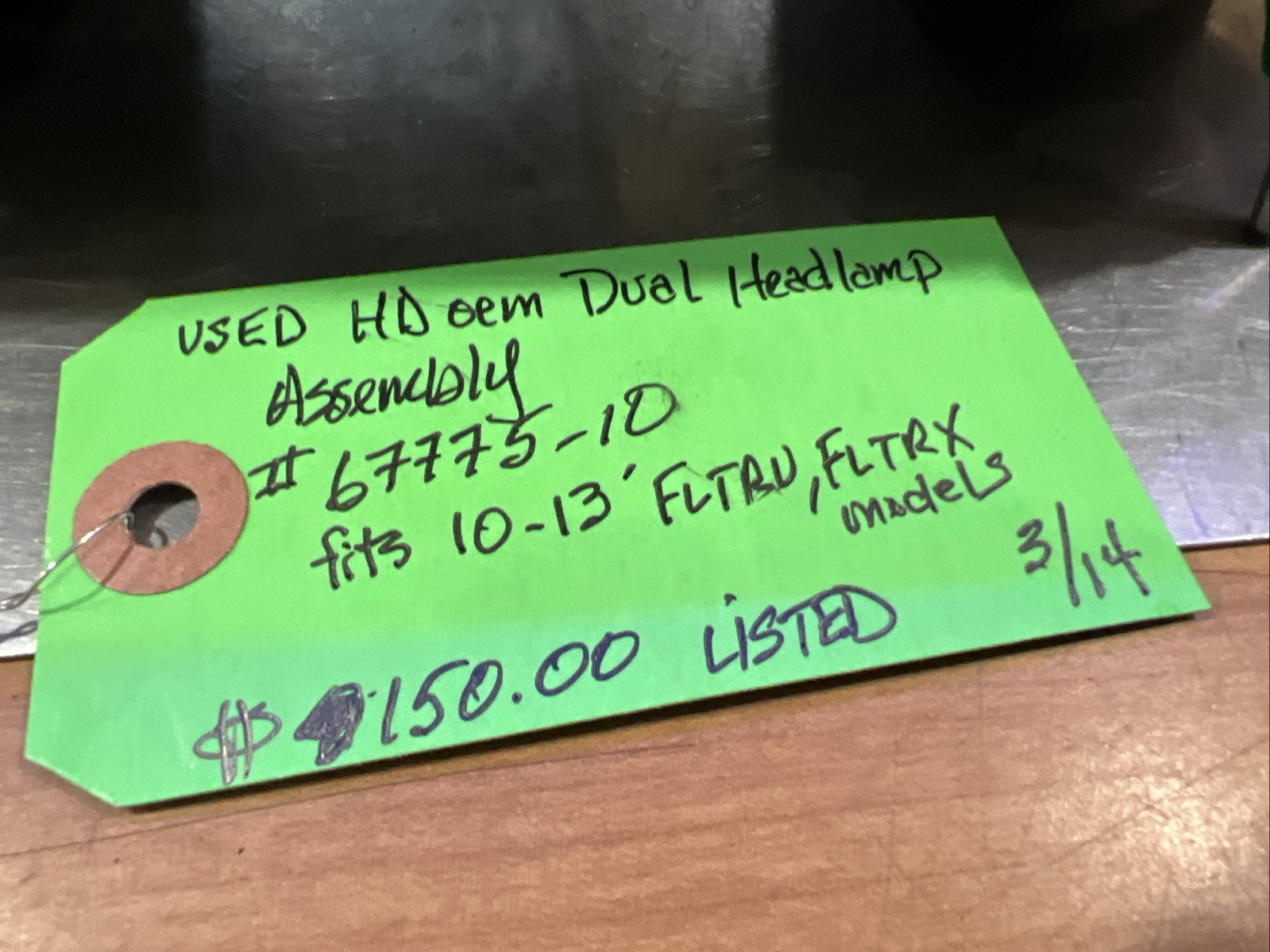 Harley Davidson oem Dual Headlamp Assembly #67775-10