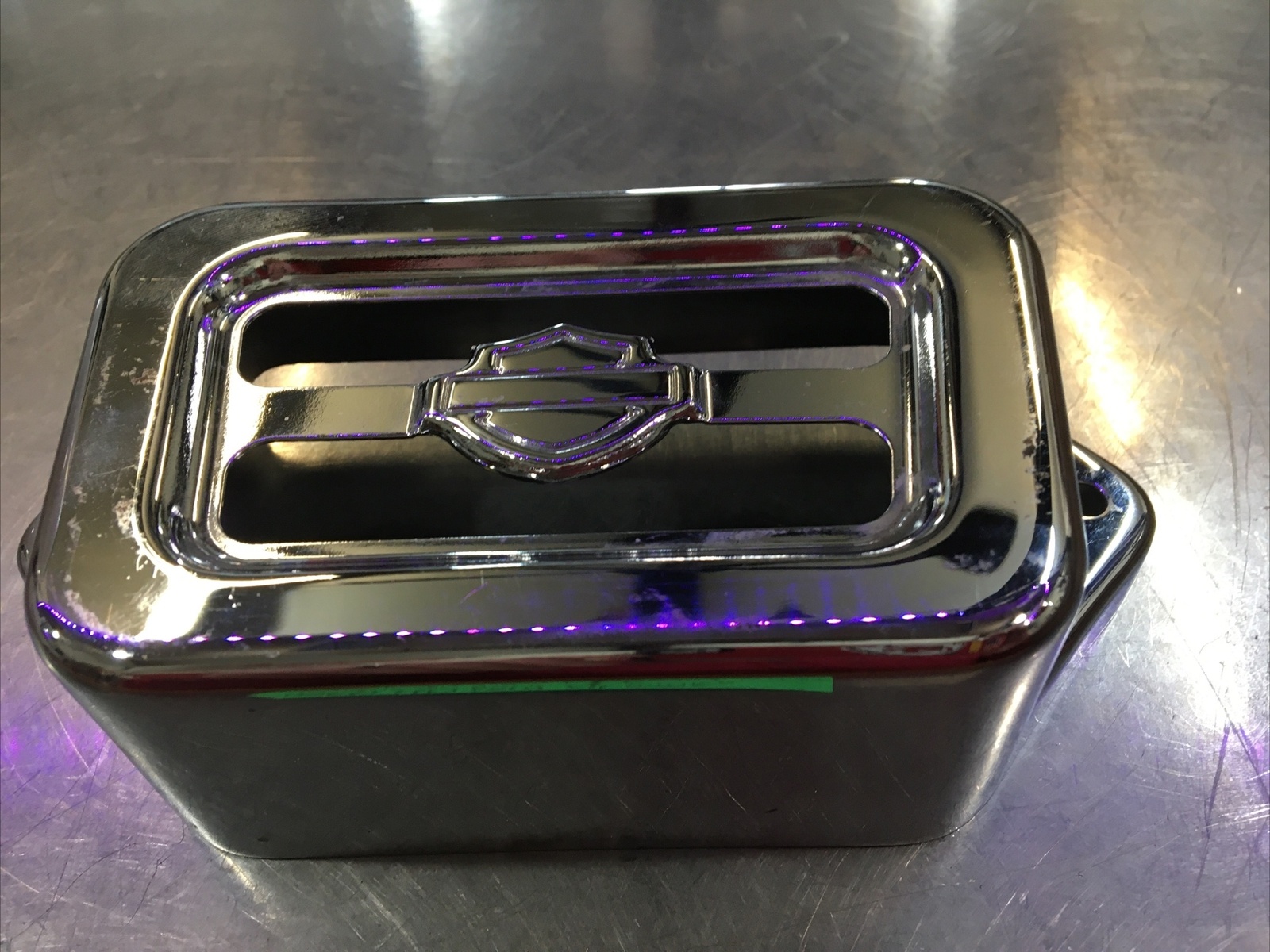 Harley Davidson oem Chrome Voltage Regulator Cover #74543-00