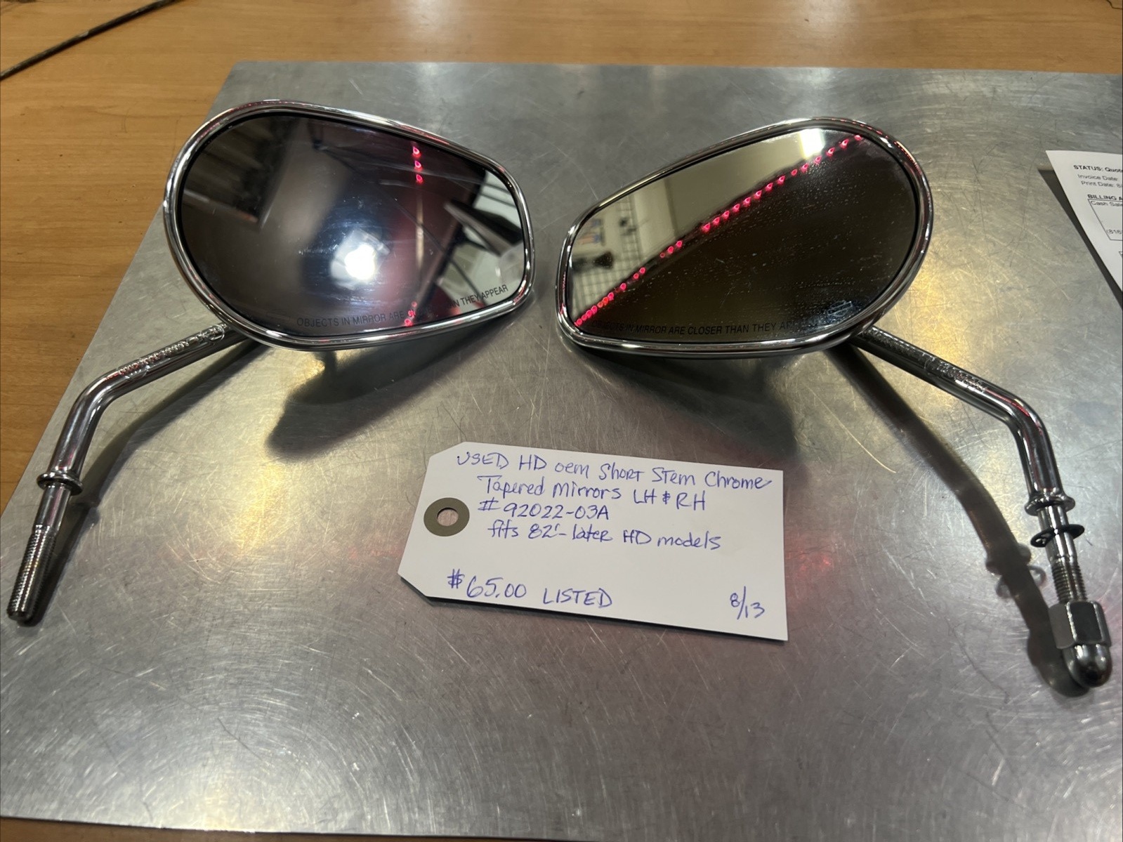 New Motorcycle Parts, New Parts