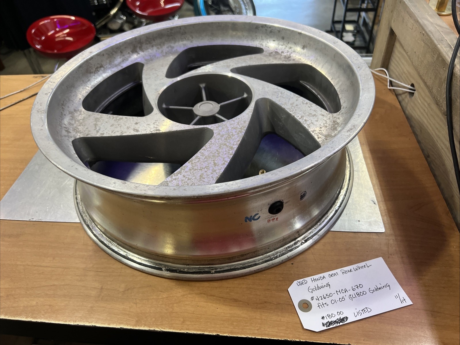 oem Rear Wheel Goldwing #42650-MCA-670 | Knobtown Cycle