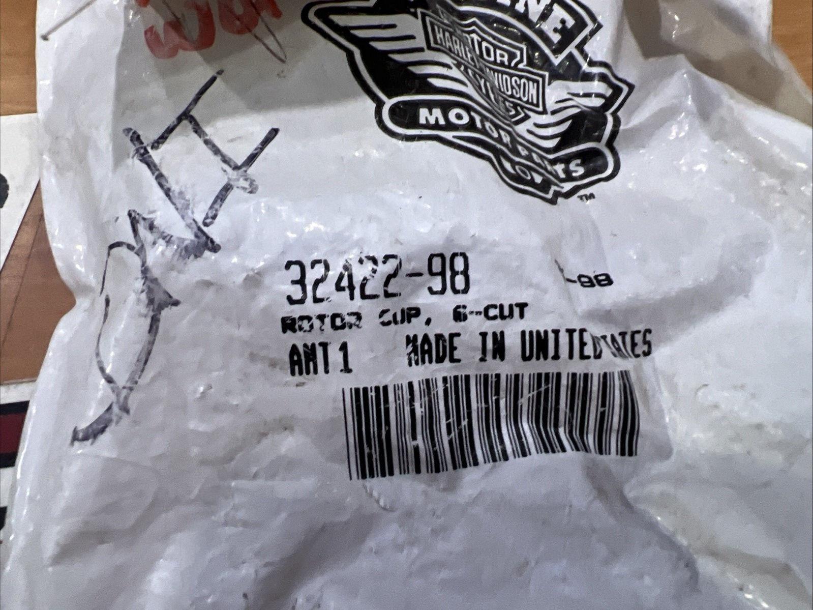 Harley Davidson oem 6-Cut Rotor Cup #32422-98