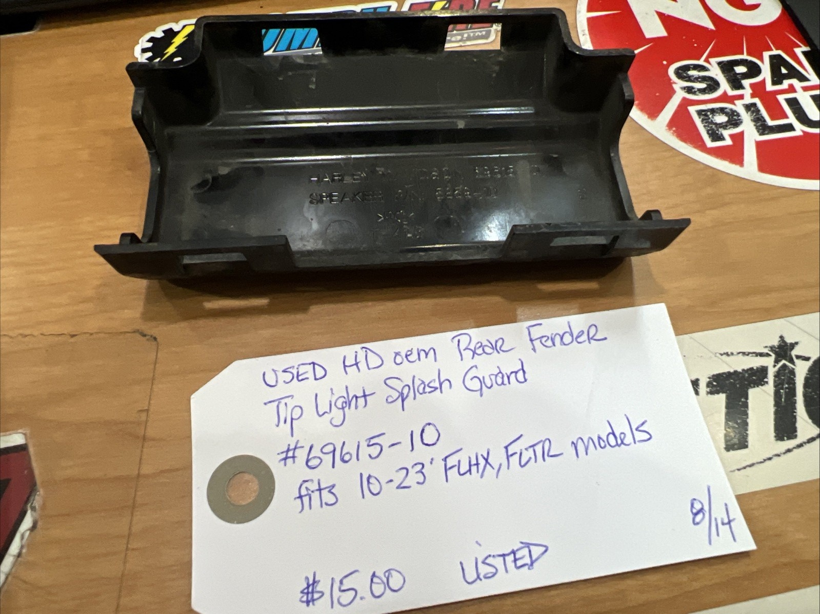 Harley Davidson oem Rear Fender Tip Light Splash Guard