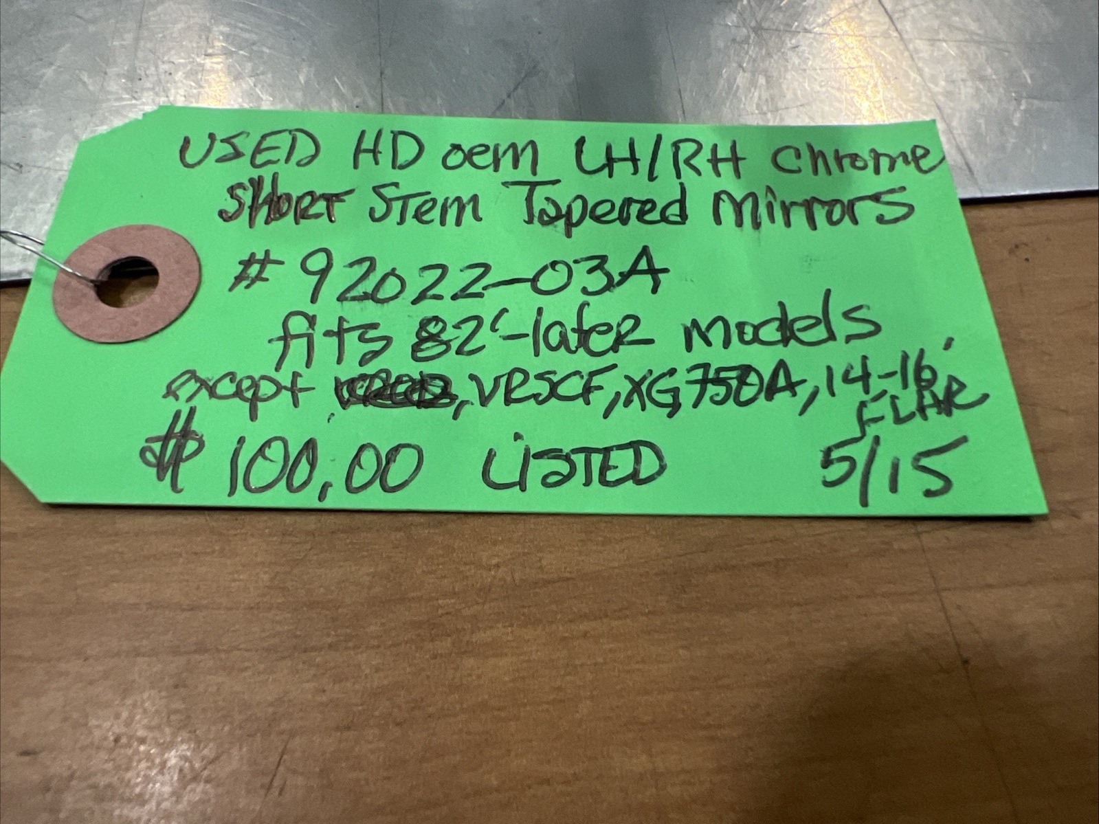 New Motorcycle Parts, New Parts