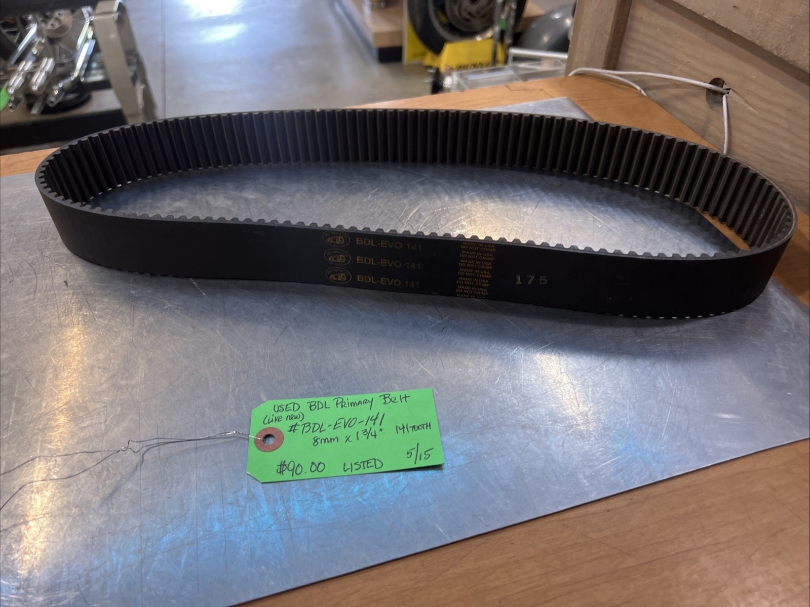 BDL Primary Belt #BDL-EVO-141 | Knobtown Cycle Kansas City