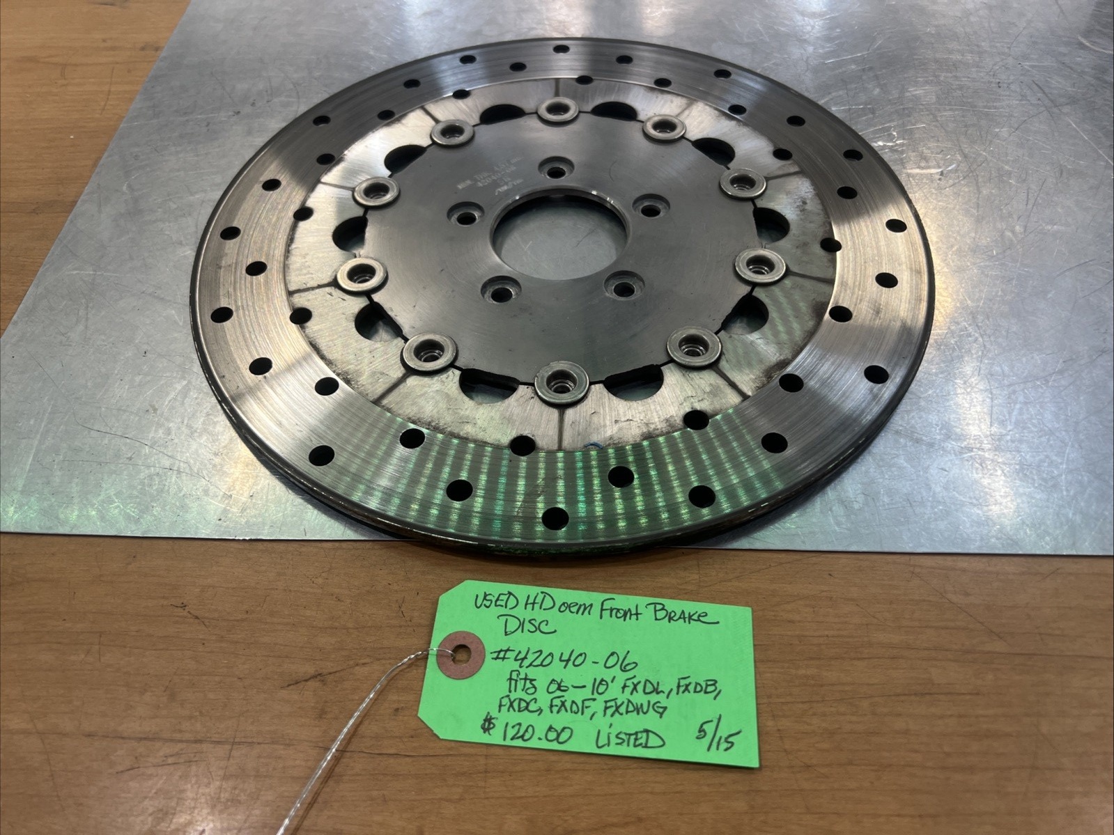 Harley Davidson oem Front Brake Disc #42040-06