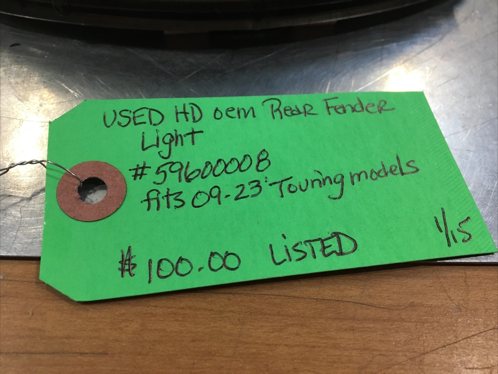 Harley Davidson oem Rear Fender Light #59600008