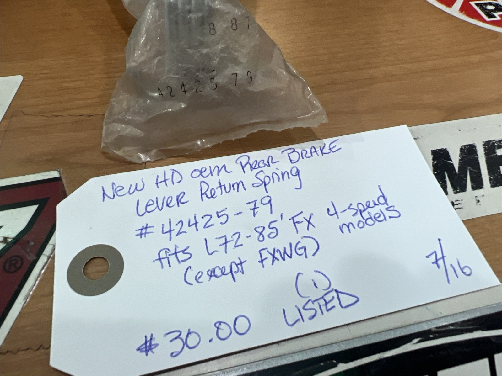 New Motorcycle Parts, New Parts