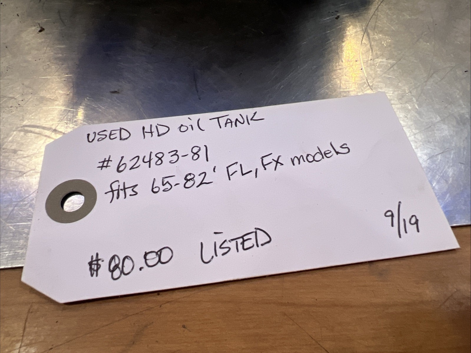 New Motorcycle Parts, New Parts