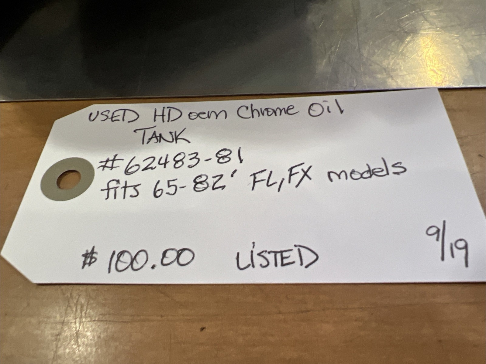 New Motorcycle Parts, New Parts