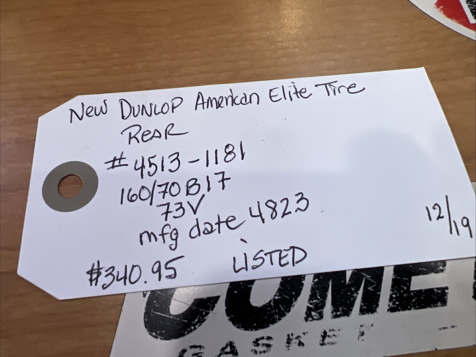 American Elite Tire Rear #4513-1181 | Knobtown Cycle